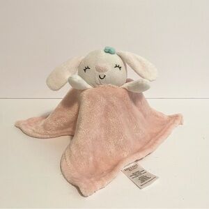 Nemcor Pink Bunny Lovey Babys First Plush Security Blanket Baby Cuddle Toy Girl